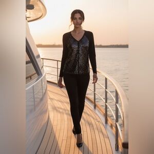 Inc size medium sequenced short jacket